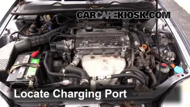2000 Honda Prelude 2.2L 4 Cyl. Air Conditioner Recharge Freon